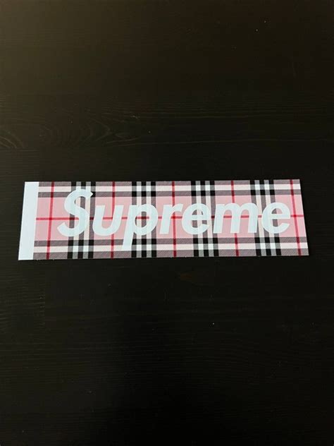 supreme burberry grailed|Supreme Burberry Box Logo .